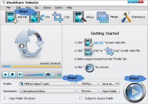iDealshare VideoGo 6.5.0.7675 Crack + Serial Key Free Download