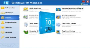 Windows 10 Manager 3.7.2 Crack + Product Key Free Download