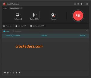 EaseUS RecExperts 3.2.0 Crack + Serial Key Download 2023